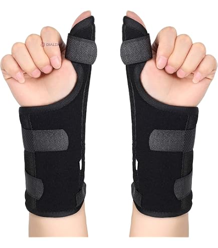 Bort Wrist & Thumb Splint – Removable Support For Carpal Tunnel, Fractures, And Pain (Blue, Large, Left) - View #6