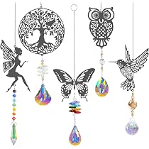 ASTNIC Set di 380 acchiappasole con cristallo fai da te, arcobaleno