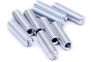 SINGULARITY SUPPLIES M8 (8mm x 30mm) Hex Socket Grub Screw (Cup Point) - Steel (Pack of 10)