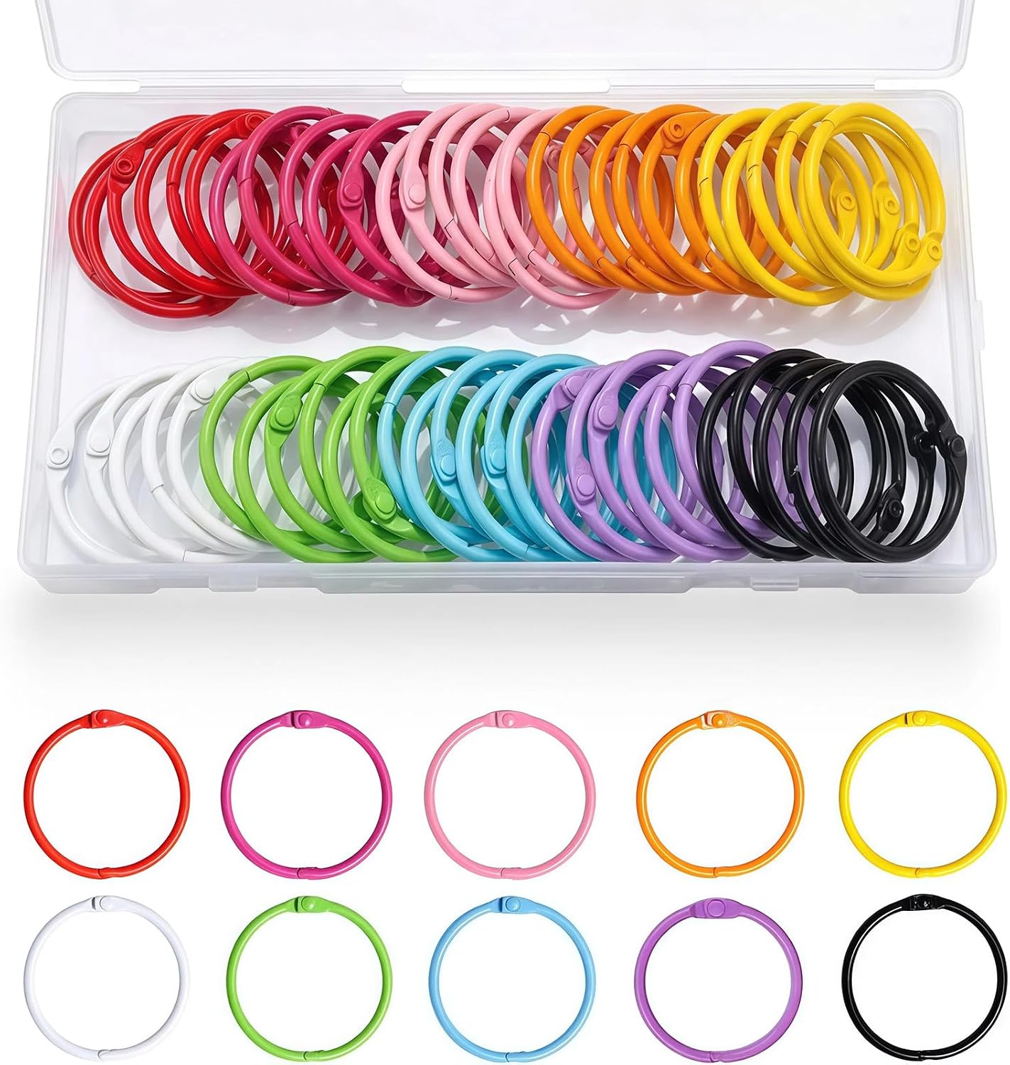 Expertenurteil & Zusammenfassung : 60 Stück Buchringe 30mm Buchbinderinge Schlüs