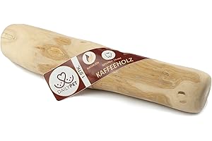 DAILY PET Drewno kawowe dla psów - Wytrzymały patyk do żucia dla psów i szczeniąt - Wytrzymały korzeń do żucia dla psów - Naturalna kość do żucia dla psów