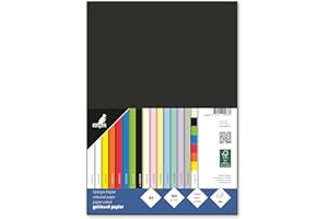 Papier Kangaro A4 160 g czarny opakowanie 50 arkuszy, 29,7 x 21 x 1