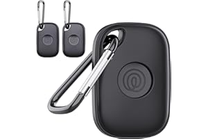 DDJ Etui na Tile Life360 Pro (2024) Bluetooth Tracker z brelokiem 2-pak, miękki silikonowy uchwyt na klucze klips do płytek GPS przedmiot iTag Finders akcesoria, dla zwierząt domowych, toreb, dzieci