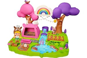 PIN Y PON - Bosque Mágico, playset Juego de Naturaleza, con sorpresas mágicas, Animales y Accesorios, Incluye 1 Figura de Pinypon, para niños y niñas Desde 4 años, Famosa (PNY46000)