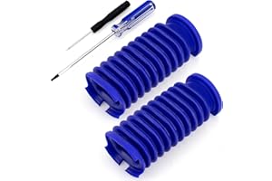 Odashen Lot de 2 tuyaux d'aspiration bleus pour aspirateur Dyson V8 Slim, Digital V10 Slim, V12 Slim, V15 Series avec 2 tournevis