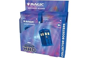 MAGIC THE GATHERING Magic: The Gathering Opakowanie zbiorcze pakietów kolekcjonerskich Doktor Who (12 saszetek) (Wersja angielska)