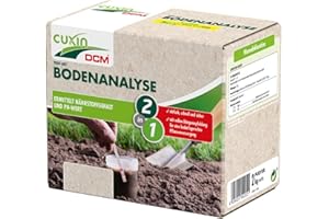 Cuxin Bodenanalyse Test-Set (3 Tests) 2in1 ermitttelt Nährstoffgehalt & pH-Wert
