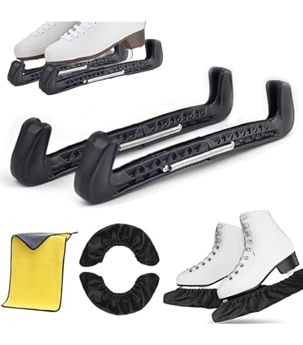 Protezioni Lame Pattini Da Ghiaccio CUNTAUK - Coprilama Regolabili Per Hockey E Pattinaggio, Antiruggine - Foto 10