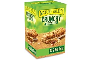 Nature Valley Crunchy Granola Bars Oats 'n' Honey 40 Pack 2 Bars Per Pack