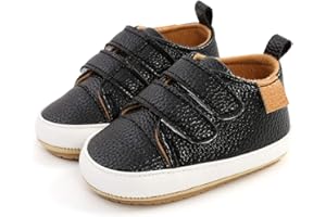 MK MATT KEELY Chaussures Premiers Pas Bébé Fille Garçon Chaussons Cuir Souple Enfants 3-18 Mois