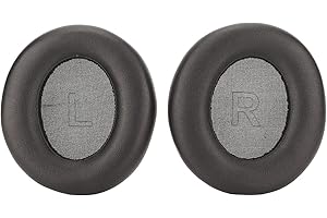 ZUNATE Wymienne Nauszniki do Słuchawek Anker Soundcore Life Q30 Q35, Nauszniki ze Skóry Proteinowej, Pianka Blokująca Hałas, Wygodna i Trwała