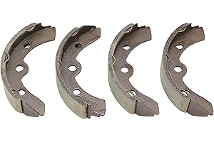 ‎LEAPITURE 4 Stück Bremsbacken vorne hinten, 101146302 Bremsbacken-Kit 17429G1 Club Car Parts Ersatz für E-Z-GO G E 1982-1986