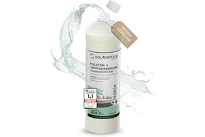 ‎SAUBERLAND sauberland® 1L Waschsauger Polsterreiniger Konzentrat – Reinigung Polster & Auto – Reinigungsmittel Nasssauger – Couch Reiniger Polstermöbel, Teppichreiniger – Textilreiniger Sofa, Autositze