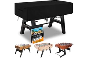 AXPQHL Lona cubierta de mesa de futbolín,Cubierta de futbolín, La cubierta de mesa de futbolín está hecha de tela Oxford 600D, Cubierta de mesa de futbolín con protección contra el viento y los rayos UV