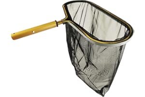 well2wellness Épuisette de Fond de Piscine Luxus - Cadre en Aluminium et Grand Filet