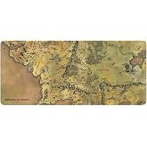 EXVEGA XXL Profesyonel Mouse Pad 90x40 (Midd Earth Map, The Lord Of The Rings: The Fellowship Of The Ring)