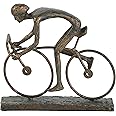 Deco 79 Contemporary Polystone Bicycle Sculpture, 9" x 3" x 8", Bronze