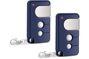 Effdrdfs 433,92 MHz Garagentoröffner Handsender,Kompatibel mit Chamberlain 84335EML, 84333E, 94333E,Für Garagentor Fernbedienung MotorLift ML500/700/750/850, Rolling Code, 2 Stücke