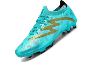 Mufanton Football Boots Men's Outdoor Professional Training Football Shoes High Top Spikes Kids Teenager Professional Athletics Soccer Shoes Sneakers