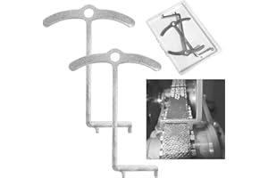 SHUIYUE 2 Pcs Timing Belt Test Tool for PureTech 1.0 and 1.2 PSA Belt Wear Indicator Timing Belt Tools for Citroen, Peugeot, Toyota (Handle shape)