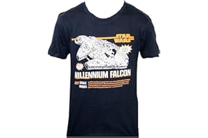 WOOTBOX - Collectible Star Wars Millennium Falcon Navy T-Shirt - Unisex Medium