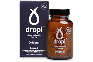 Dropi Clean Icelandic Fish Oil - 60 Capsules
