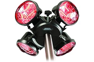 LA HACIENDA Toolbank Heatmaster U3R20 Chauffage de terrasse Infrarouge Fixation sur Parasol 2 KW