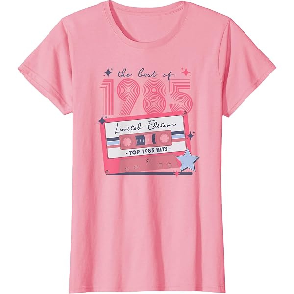 Damen Shirt 'Vierzig Jahre Perfektion 1983' – 40. Geburtstag Geschenk, Baumwolle, Tailliert, Rundhals