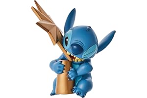 Department 56 Enesco Disney Lilo and Stitch Eating Star - Decoración esculpida para árbol de Navidad, 8.5 Pulgadas, Multicolor