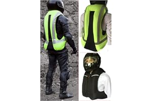 YXYECEIPENO Gilet Gonflable Anti-chute Gilet D'équitation De Combinaison De Course Temps De Gonflage Complet De L'airbag 0,115 Seconde Pression Interne De L'airbag: 250 Mbar ( Color : Green , Size : Large )