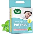 Mother Sparsh Natural Vapour Patches For Kids With Eucalyptus Oil, Peppermint Oil & Thymol Crystal (Camphor Free) | Quick Rel