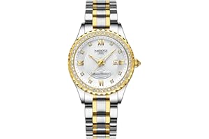 NIBOSI Women's Watches Analog Quartz Ladies Wrist Watches with Date Rose Gold Dial Luxury Waterproof Stainless Steel Watch for Wrists Female Designer Dress Watches for Women