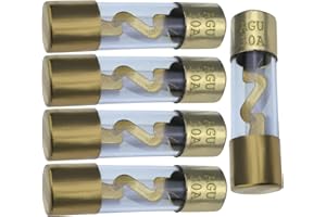 AERZETIX - C53611 - Set di 5 fusibili AGU 30A - in vetro - 10x38mm