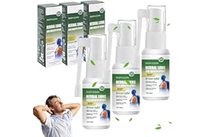 Landrain 3 Stück 30 ml Herbal Lung Cleansing Spray, Herbal Breath Respiratory, Lungenreinigung