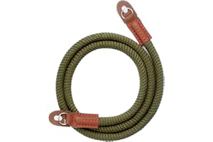 VKO Correa de Hombro de la Cámara, Correa Cruzada para Cuello y Hombro, para cámara réflex Digital réflex Digital sin Espejo, Verde