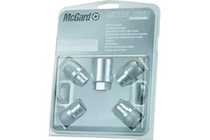 McGard 21156SL Ultra High Security - Tuercas antirrobo para ruedas (base plana, M12 x 1,5, largo 35 mm, SW21)