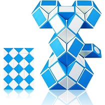 Serpiente Mágica 48 Secciones: Juguete Educativo Y Antiestrés Para Niños. Twist Puzzle, Fidget Toy. Regalo Original Para Cumpleaños (Multicolor)