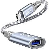 Siwket USB C to USB 3.0 Adapter, Type C Male to USB Female OTG Adapter Cable Compatible With Thunderbolt 3 MacBook Pro 2018/A