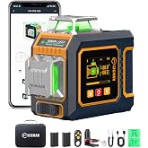 CIGMAN Professional 3x360&deg; Laser Level with LCD Display and APP | Remote control by APP, USB-C battery and long battery life