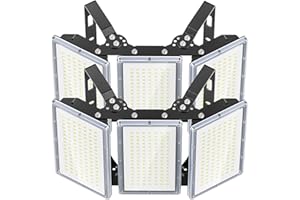 TOPAUBUB Faretti a Faretto LED da Esterno 300W 30000LM - Faretto Fari Faro LED Esterno 2 Pezzi, 6500K Luce Fredda IP66 Impermeabile per Giardino, Patio, Terrazza, Garage