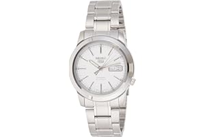 Seiko Orologio Analogueico Automatico Uomo con Cinturino in Acciaio Inox SNKE49