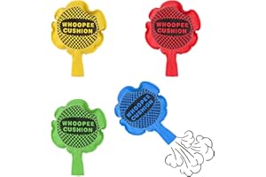 Henyall 4 Pcs Whoopee Cushion-Colour Sent at Random,Fart Cushion,Makes Fart Noise Trick Joke Toys,Party、Office Prank Kit, Party Bag Fillers for Kids & Adults