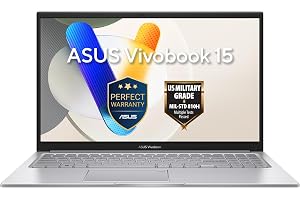 ASUS Vivobook 15 Slim Laptop (Cool Silver) | 15.6"FHD (1920 x 1080) Display, Intel Core 7 150U, Intel Graphics, 16GB RAM, 512GB SSD,Win11 [X1504VAP-BQ715WL]