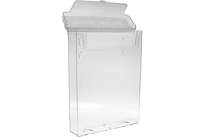 TAYMAR Porte-prospectus DIN A5 avec couvercle, résistant aux intempéries (convient également pour l'extérieur)