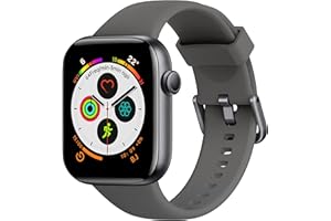 ACCLAFIT Smartwatch Damen Herren, 1,85" HD Touch Fitnessuhr mit Telefonfunktion, 140+Sportmodi Smart Watch Fitness Tracker mit Pulsmesser Schlafmonitor Schrittzähler, IP68 Wasserdicht Sportuhr für iOS Android