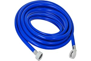 SPARES2GO 5 Metre Universal Fill Hose Washing Machine Dishwasher Extra Long Cold Water Inlet Feed Pipe (5m)