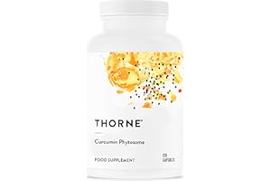 Thorne Curcumin Phytosome 500 mg (Meriva) - Verzögerte Freisetzung, Klinisch Untersucht, Hohe Absorption - Unterstützt eine Gesunde Entzündungsreaktion in Gelenken und Muskeln - 120 Kapseln