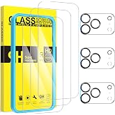 Niphabe 3+3 Pack Screen Protector For iPhone 18 Pro Max | With Camera Protector, 6.9 Inches, Easy Installation Tool, HD Tempe