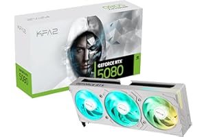 ‎KFA2 KFA2 GeForce RTX™ 5080 EX Gamer White 1-Click OC, Xtreme Tuner App Control, 16GB, GDDR7, 256-Bit, DP 2.1b*3/HDMI 2.1b/DLSS 4/Gaming Grafikkarte