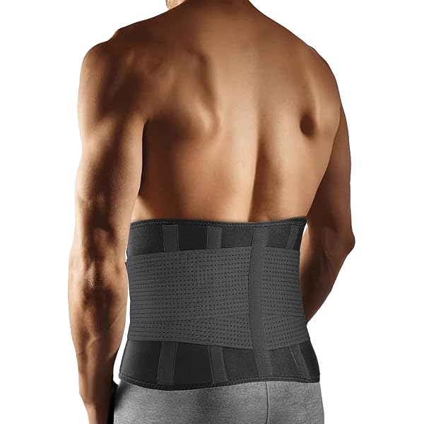 Ceinture De Soutien Lombaire Pour Le Dos - Taille XXL/44 - Noir Néoprène - Neuf - Fitness/douleur